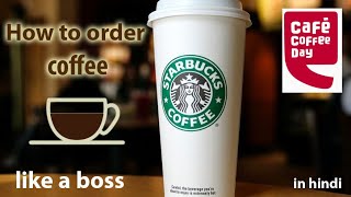 How to order coffee at Starbucks CCD  Coffee types explained [upl. by Rafaelof569]