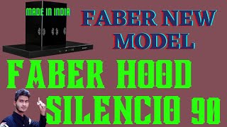 faber hood SILENCIO 3d ind hc sc fl bk 90  faber hood silencio 3d 90cm chimney  filterless chimney [upl. by Enelak]