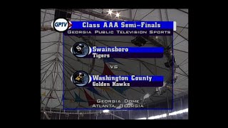 GHSA 3A Semifinal Swainsboro vs Washington County  Dec 9 2000 [upl. by Ahsinyar]