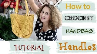 How to Crochet an i cord handle for handbags [upl. by Aivatnohs433]