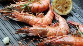 Gambas grillen Rezept  Der Bio Koch 520 [upl. by Aivart]