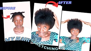 HEATFREE Magic STRETCHING stretchingnatural hair [upl. by Gallenz]