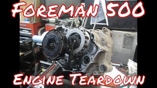 2015  2018 Honda Foreman Rubicon engine teardown [upl. by Etteve]