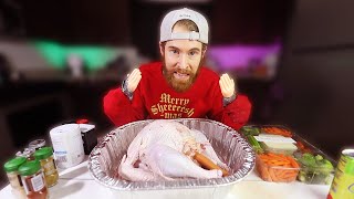 I Made ENTIRE Thanksgiving Dinner Using TINY HANDS [upl. by Amann461]