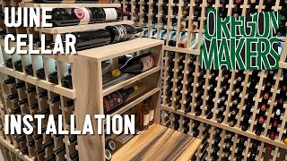 Wine Cellar Installation  Final video in the Wine Cellar Series [upl. by Lati]