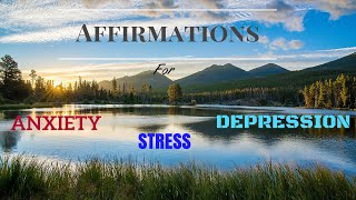 Affirmations for Anxiety Stress amp Depression  Spoken Affirmations [upl. by Onairda]