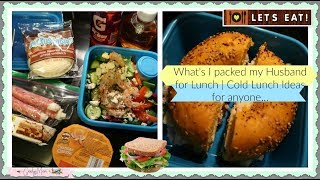 Whats In My Husbands Lunch  Cold Lunch Ideas for anyone [upl. by Etnoid763]