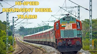 22 IN 1  RESURGENT DIESEL amp ELECTRIC TRAINS in BANGALORE DIV  LDH WDG3ABRC WAP7  Indian Railways [upl. by Ebag]