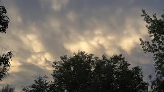 Mammatus Clouds  Timelapse [upl. by Recha724]