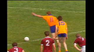 TOMMIE GORMAN REPORTS ON THE CONTROVERSIAL SHANE CAKE CURRAN GOAL  GALWAY V ROSCOMMON GAA IRELAND [upl. by Eardnaed]