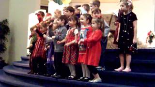 Ellas Preschool Christmas Concert 1 [upl. by Thessa]