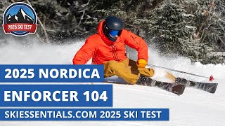 2025 Nordica Enforcer 104  SkiEssentialscom Ski Test Review [upl. by Ytrebil]