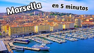 ✔️ MARSELLA en 5 minutos 4K 🟡 TOP 10 lugares imprescindibles  Francia [upl. by Ahtan]