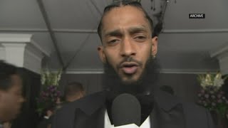 Rapper Nipsey Hussle shot and killed [upl. by Assiren]