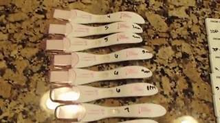 LINE PROGRESSION  IVF PREGNANCY TESTS PREGNANCY TEST COMPARISON  3dp5dt  13dp5dt [upl. by Annabelle]