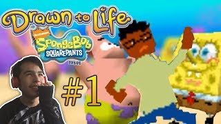 BEST FRIEND IS THE HERO  Drawn to Life SpongeBob SquarePants Nintendo DS  Lets Play Part 1 [upl. by Akimit149]