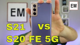 Samsung Galaxy S21 vs S20 FE 5G  Quale conviene Confronto vocale [upl. by Eimot]