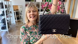 Chanel Double Flap Maxi Review [upl. by Lissa]