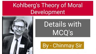 Kohlbergs Theory of Moral Development  Details with MCQs [upl. by Zabrine]