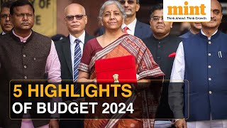 Budget 2024 Key Highlights Recap FM Nirmala’s Record 7th Budget Announcement  ICYMI [upl. by Tannenbaum]