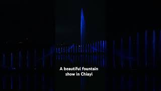 taiwan chiayitaiwan chiayi fountaindance fountain nature riverdam ytviral beautifulnature [upl. by Nalorac]