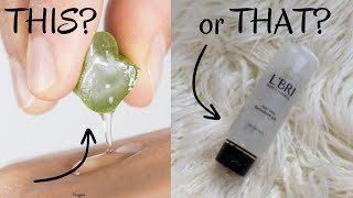 Aloe Leaf vs LBRI Aloe Vera Gel  never buy aloe leaves again [upl. by Apollus]