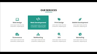 Animated Service Section Card UI Design using HTML amp CSS [upl. by Nanaj]