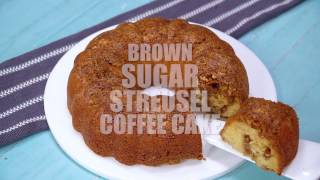 Brown Sugar Streusel Coffee Cake [upl. by Sihunn]