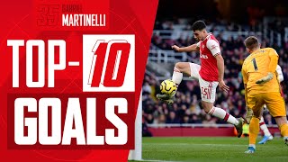 Ranking Gabriel Martinellis Top 10 Goals for Arsenal [upl. by Ayimat757]