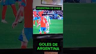 GOLES DE LA SELECCIÓN ARGENTINA parati mundial foryou eliminatorias argentina chile goles [upl. by Chapell]