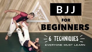 Brazilian JiuJitsu for Beginners The First 6 BJJ Techniques Everyone MUST Learn with the Gracies [upl. by Stelmach]