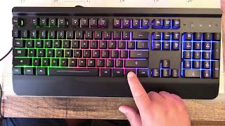 RisoPhy Metal Panel 104Key Gaming Keyboard Review [upl. by Feirahs]