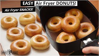 EASY Air Fryer DONUTS Better than Krispy Kreme 🔥 The Best Glazed Air Fryer Donuts Recipe [upl. by Ansilma98]