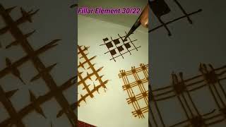 Fillar Element 3022 chex pattern art arshi mehndi henna ytshorts shorts viral yt trand [upl. by Magulac]