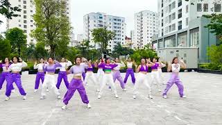 The Party Remix  Trang Ex Dance Fitness Choreography by Zumba Đại Kim [upl. by Ydnys]