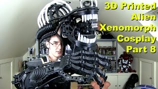 Alien Xenomorph Cosplay 8  Shoulder Brace amp Head  James Bruton [upl. by Anytsyrk648]