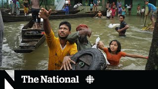 Millions displaced as India Bangladesh see worst flooding in decades [upl. by Ayel]