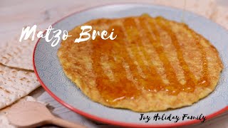 Easy Matzo Brei Leftover Passover Recipe [upl. by Pleione976]