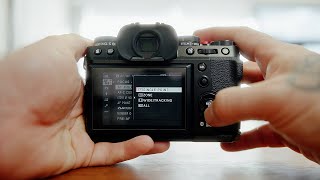 Fuji XT5 and XH2 Focus Settings [upl. by Ahsiele]