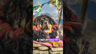 Ultimate Showdown Tibetan Mastiff vs Wolf animals shortvideo wolf nature youtubeshorts [upl. by Olzsal]