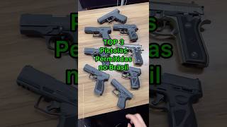 As 3 Melhores Pistolas Permitidas de 2024 GLOCK CZ TAURUS shorts [upl. by Pancho]