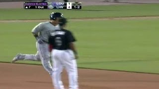 Bats Cabrera goes yard [upl. by Nwahc]