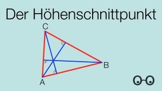 Was hat der Höhenschnittpunkt mit den Mittelsenkrechten zu tun [upl. by Ratib]