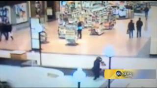 Woman Falls in Mall Fountain While Texting [upl. by Ardnatal]