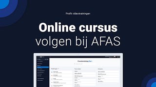 Online cursus volgen bij AFAS [upl. by Demaria933]