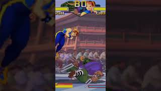 Street Figther Alpha 2  Sodom Vs ChunLi Round 3 Divertido Short [upl. by Berthe]