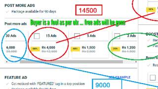 OLX Free Vs Paid Ads Package  Which is better and Why  Must Watch Before You buy any OLX Package [upl. by Gnem]