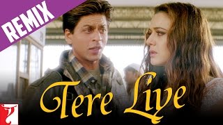 Remix  Tere Liye Song  VeerZaara  Shah Rukh Khan Preity Zinta  Lata Mangeshkar Roop Kumar [upl. by Hailat]