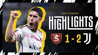 HIGHLIGHTS  SALERNITANA 12 JUVENTUS  ILING amp VLAHOVIC COMPLETE THE COMEBACK [upl. by Dadivitan]