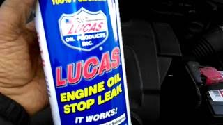 Add LUCAS engine oil stop leak when doing a oil change [upl. by Hudson]